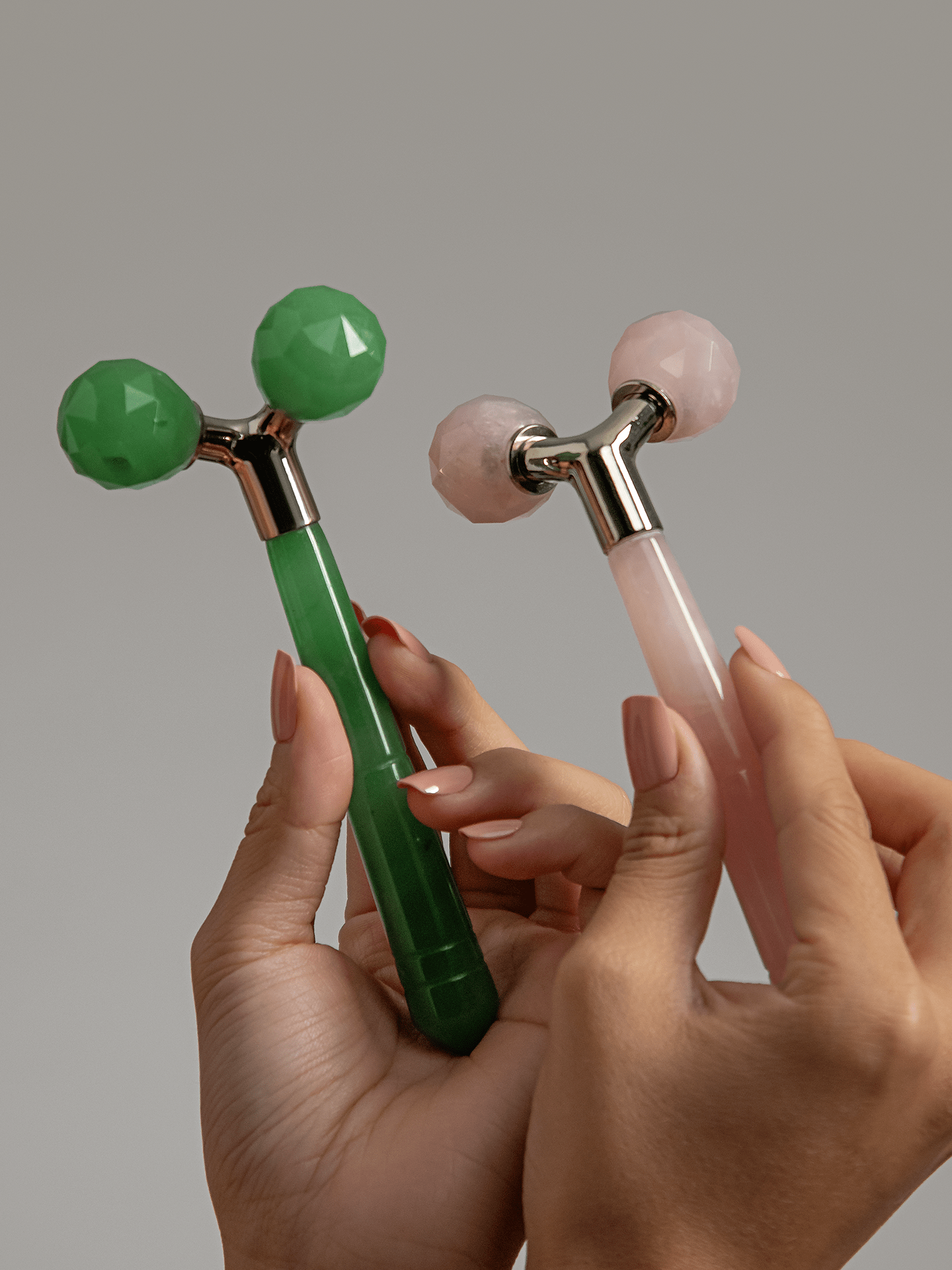 The Rose Quartz Tension Melting Massager for Face & Neck
