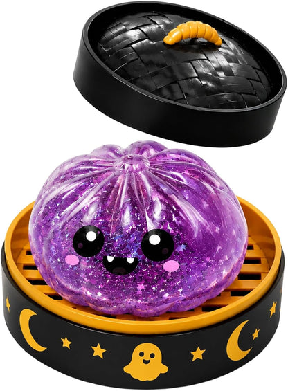 Pureluxo®70% OFF TODAY🎃 Halloween Steamed Bun Squishy Mystery Box Toy🔥