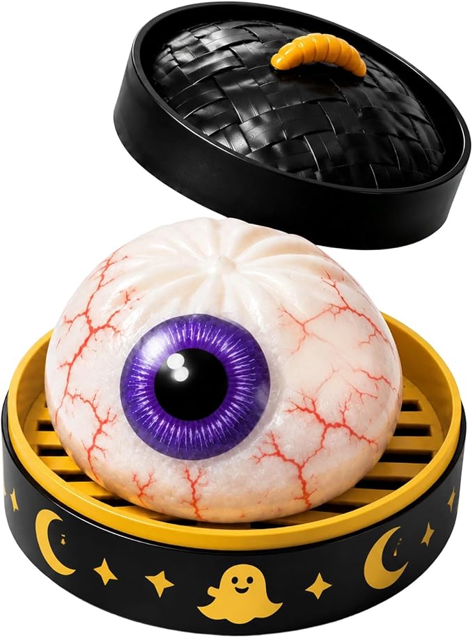 Pureluxo®70% OFF TODAY🎃 Halloween Steamed Bun Squishy Mystery Box Toy🔥