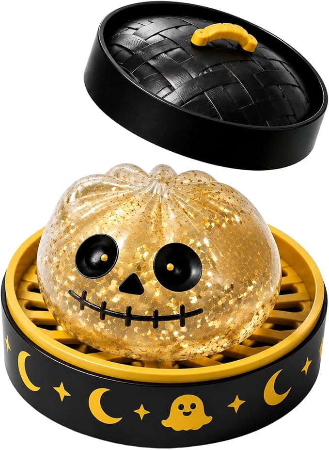 Pureluxo®70% OFF TODAY🎃 Halloween Steamed Bun Squishy Mystery Box Toy🔥